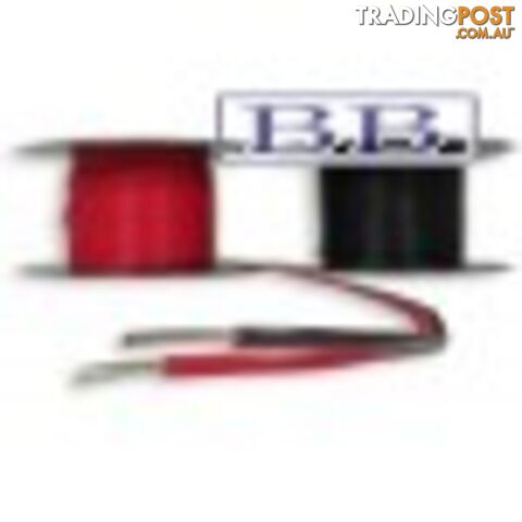 1.84mmŒ_ Black Single Core Tinned Wire (50m)