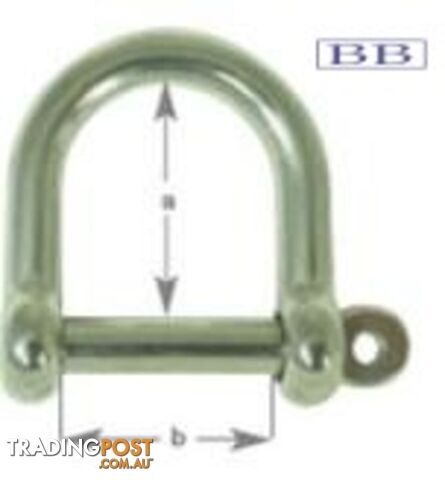 Wide 'D' Shackle 6mm TO 12mm