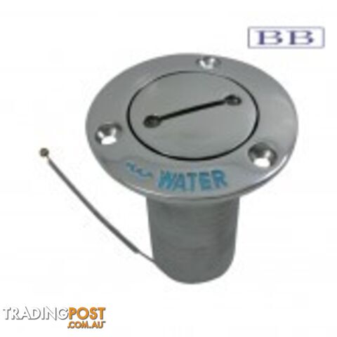 S/S Deck Filler Water 38mm