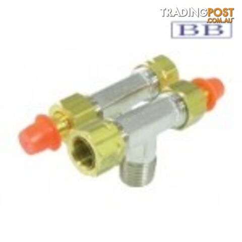 Vertical Bleeder 1/4" NPT to 3/8" tube
