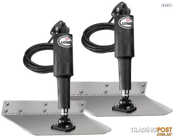 LENCO marine Trim Tabs standard sizes 12v 4.9 to 7.6m  16 to 25 ft with Switch an auto retract