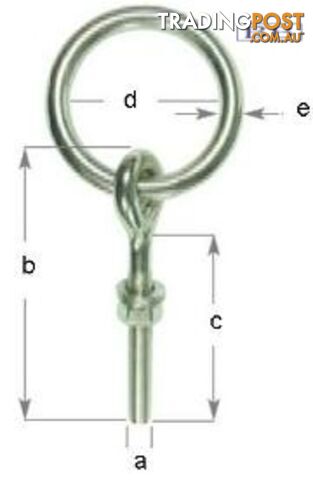 Ring Bolt M8