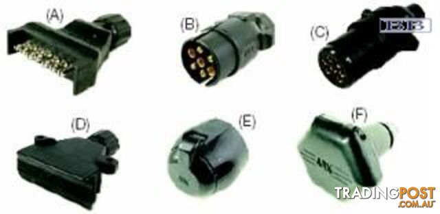 Seven Pin Flat Plug