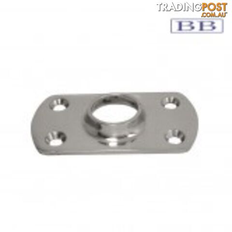 Rail Base - Rectangle 25mm tube