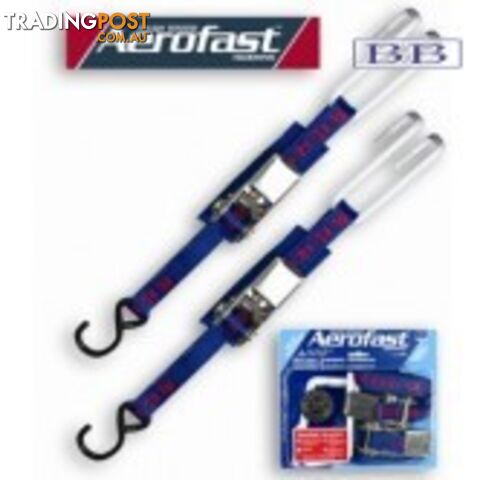 S/S HD Transom Ratchet Tie Down (Pair)