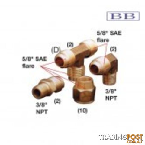 Capilano Additional Station Fitting Kit to suit 5/8"