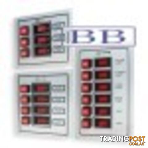 Illuminated 3 Vertical Switch Panel