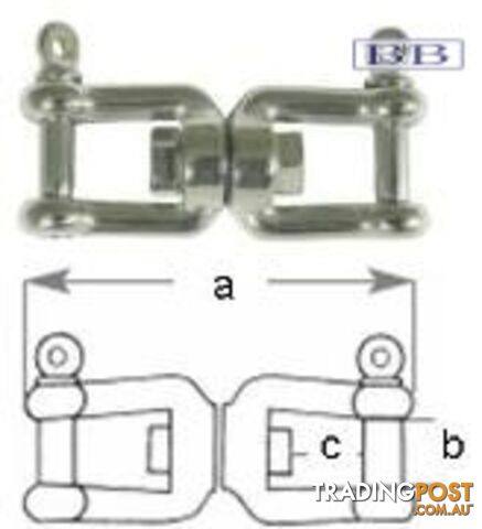 Fork & Fork Swivel 10mm