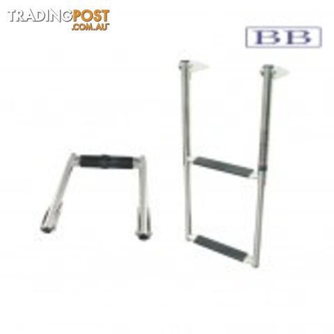 S/Steel Telescopic Boarding Ladders - 3 step