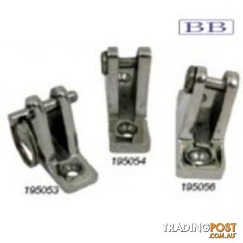S/S Canopy Deck Mount 10ŒÁ with screw 57x 20 base
