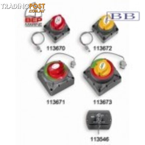 BEP Key Panel for Electric Battery Switch