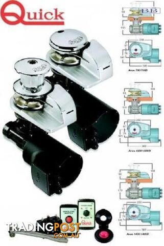 Vertical Winch - Aries 700D (25-50mm deck)