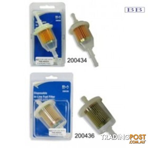 Disposable In-line Fuel Filter 10mm
