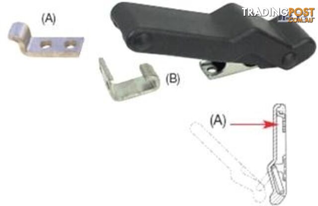Cam Action Latches Right Angle (B)