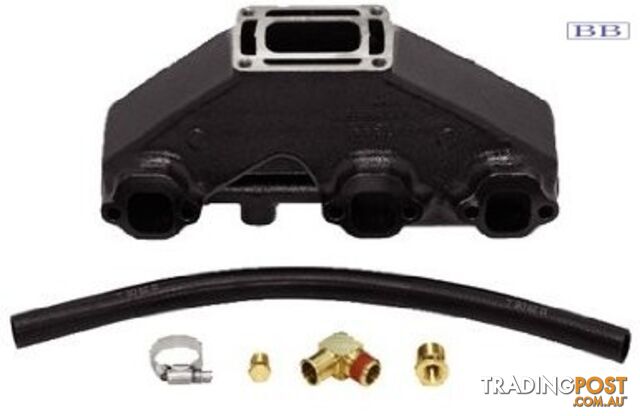 Marine manifolds Volvo OMC Sierra V6 center riser type manifold 18-1848 port and...