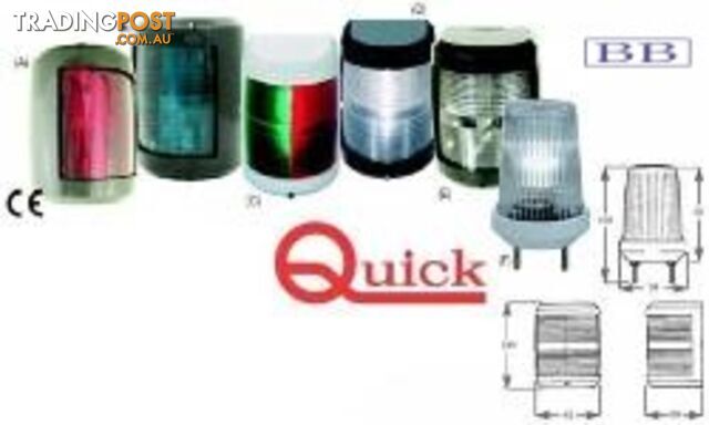 Starboard Nav Light - White 12V