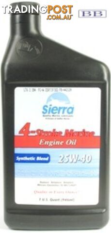 4-Stroke 25W-40 Synthetic Blend Engine Oil 5 US QT