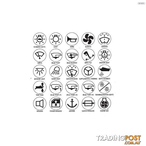 Micro Modular Switch Label Set 3