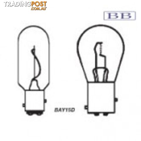 Bayonet Bulb 24V 25w - Vertical Filament