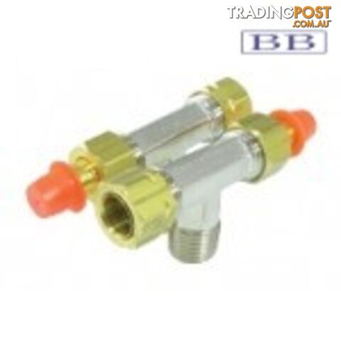 Horizontal Bleeder 1/4" NPT to 1/2" Tube