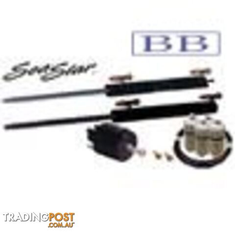 Seastar Side Mount Hydraulic Steering Kit - Twin Cylinder 291612