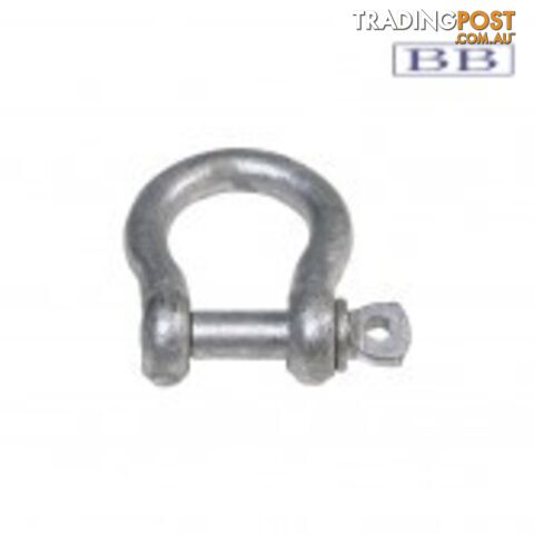 Bow Shackle Galvanised 13mm (1/2")