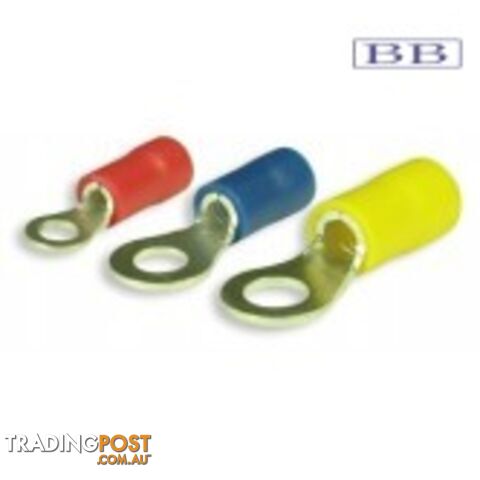 Yellow 6.4mm ID Ring (10)