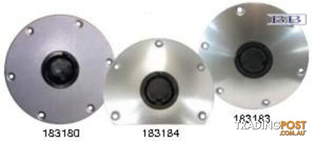 Boat Plug-In Base 228x179mm Anodised finish D shape