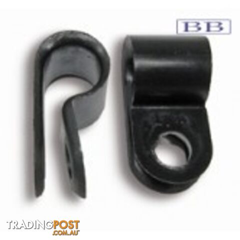 6mm Cable 'P' Clamp (25 Pack)