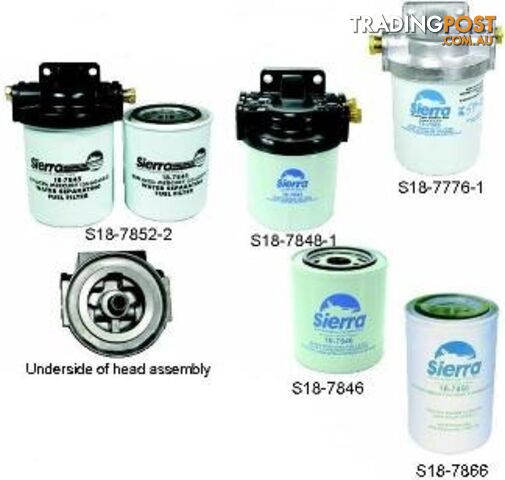 Complete filter assembly alloy 3/8" Sierra 18-7775-1
