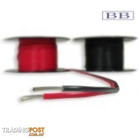 4.59mmŒ_ Red Single Core Tinned Wire (50m)