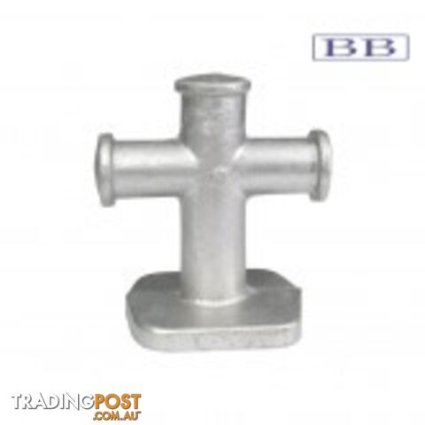 Cross Bollards Alloy - 103mm