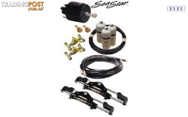 Seastar front mount hydraulic steering kit twin 291602