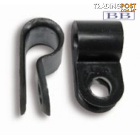 10mm Cable 'P' Clamp (25 Pack)