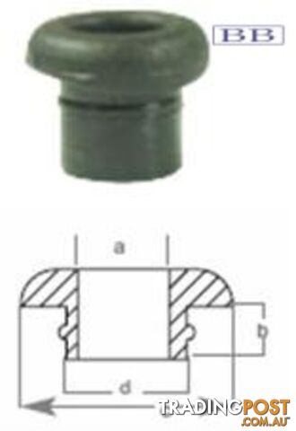Nylon Bushes 4.5mm (pack of 20)