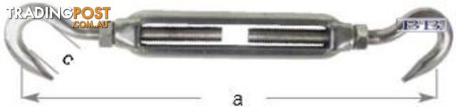 Turnbuckle Hook&Hook M10
