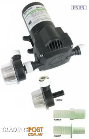 Whale Universal pressure pump 12 and 24v 8-12-18 lpm