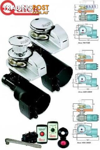 Vertical Winch - Aries 1000D (25-50mm deck)