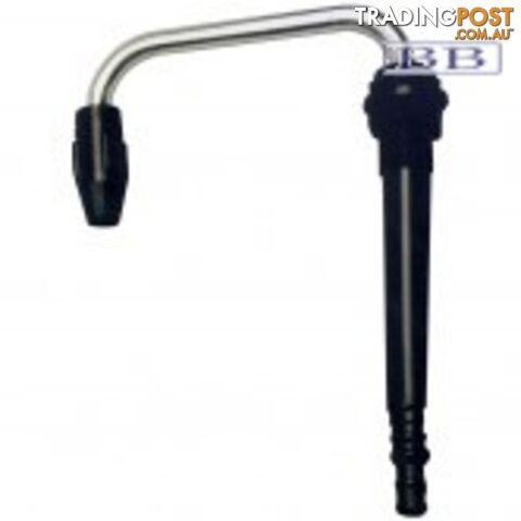 Telescopic Faucet with On-Off Valve - Black