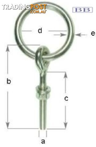 Ring Bolt M10