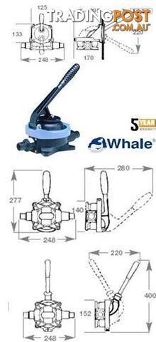 Marine Whale Gusher Urchin Thru Deck Pumps