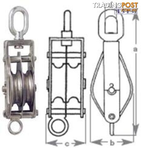 Double Trawl Block 14mm