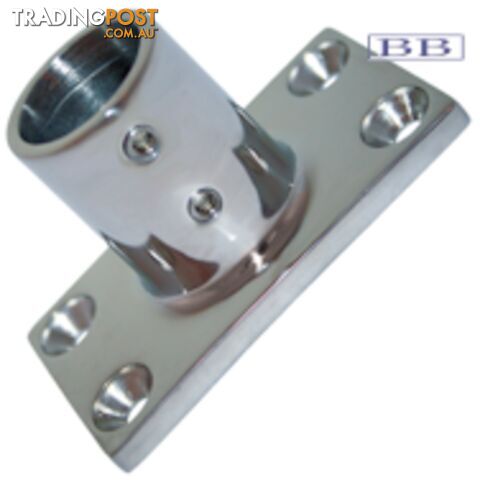 Stainless Steel Rail fittings 90deg rectangular base