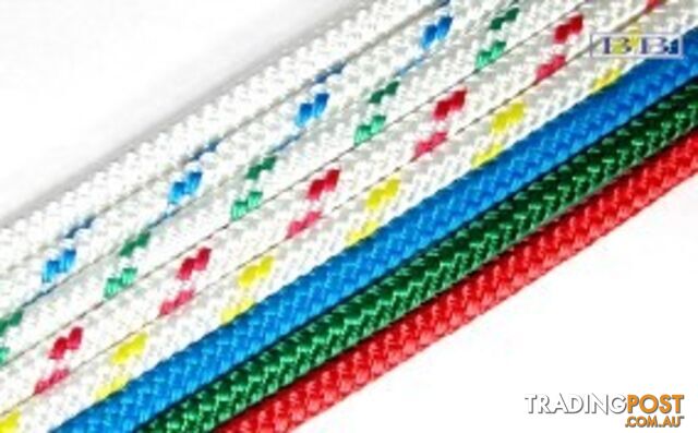 Double Braid 10mm x 100m Solid Red