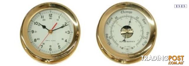 Marine Brass Clocks / Barometers Small and Large