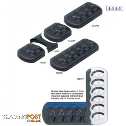 Contour Gen 2 - 6 Switch Panel No Fuses