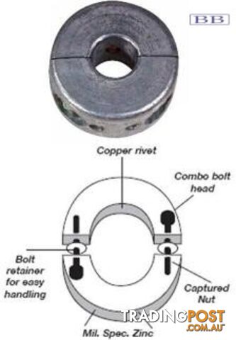 Propeller Shaft Anodes 11/2"