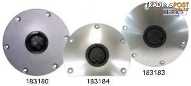 Boat Plug-In pedestal Base 228mm Hammertone round