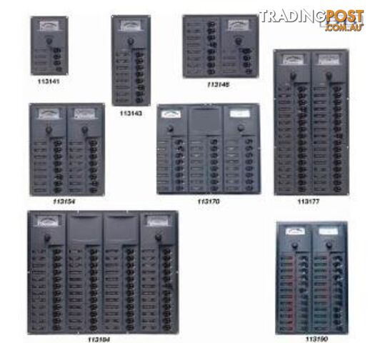 Contour 12 Breaker Panel with 12v meter
