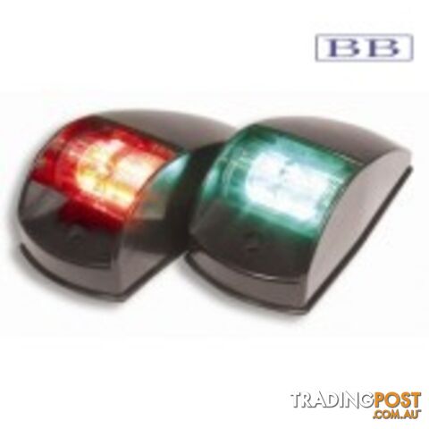 LED Side Mount Navigation Lights - Black